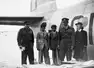 Maharaja of Jaipur, Man Singh II, arrives in England by Flying Boat to attend the London Victory Day Celebrations