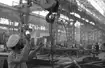 Worker operates crane at a Heavy Electrical Plant, built with Soviet support in Haridwar, India