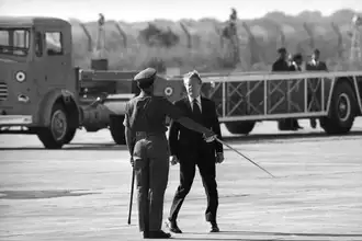 US President Jimmy Carter is welcomed to India with a Guard of Honour